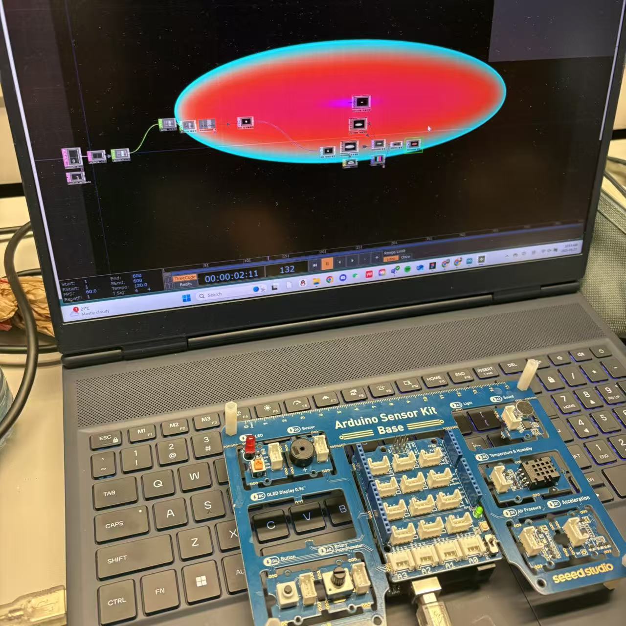 By modifying the code, you can change the shape of the circle used for demonstration.