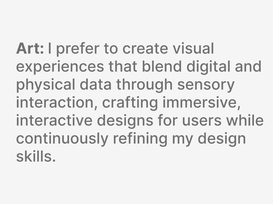 The choice of the path in next project.(Art)